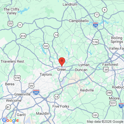 Map to  office in Greer, SC