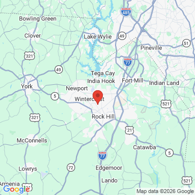 Map to  office in Rock Hill, SC