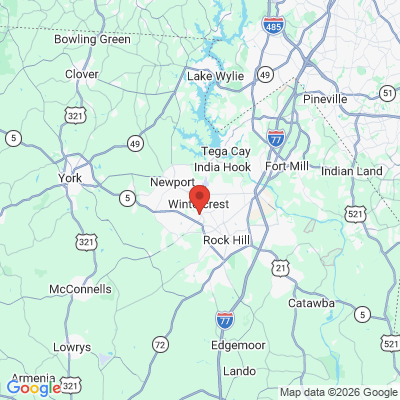 Map to  office in Rock Hill, SC