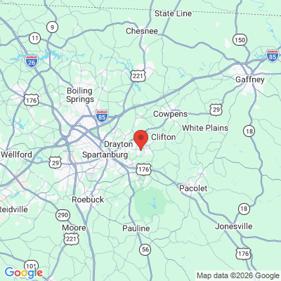 Map to  office in Spartanburg, SC