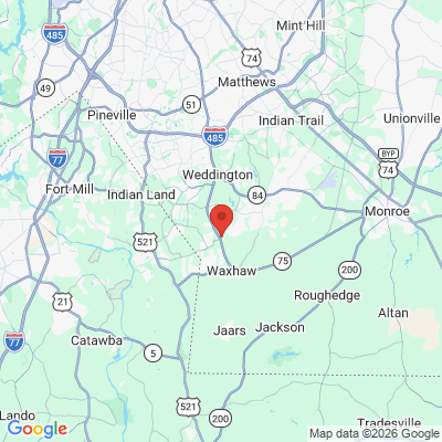 Map to  office in Waxhaw, NC