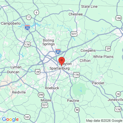 Map to  office in Spartanburg, SC