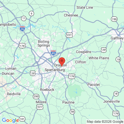 Map to  office in Spartanburg, SC