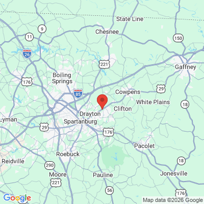 Map to  office in Spartanburg, SC
