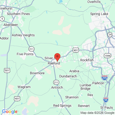 Map to  office in Raeford, NC