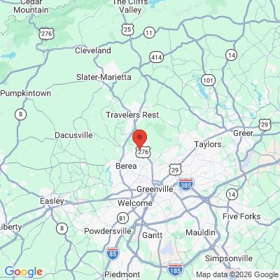 Map to  office in Greenville, SC