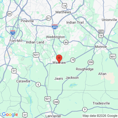 Map to  office in Waxhaw, NC