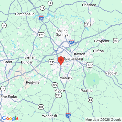 Map to  office in Spartanburg, SC