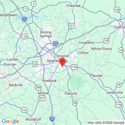 Map to  office in Spartanburg, SC