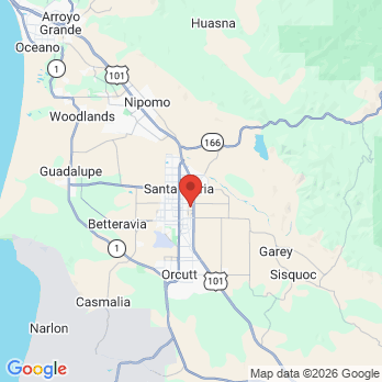 Map to Santa Maria  office in Santa Maria, CA
