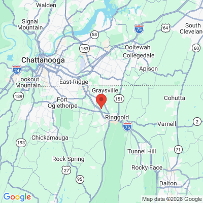 Map to  office in Ringgold, GA