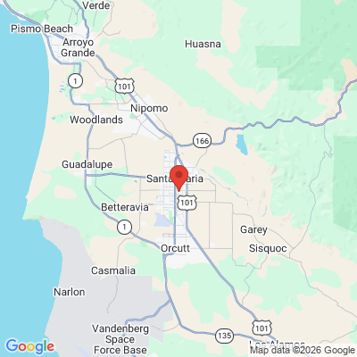Map to  office in Santa Maria, CA