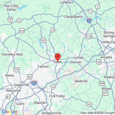 Map to  office in Greer, SC