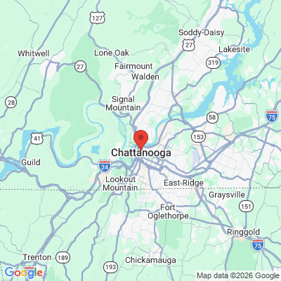 Map to  office in Chattanooga, TN