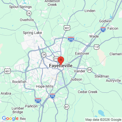 Map to  office in Fayetteville, NC