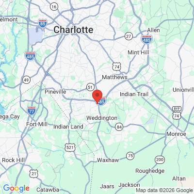 Map to  office in Charlotte, NC