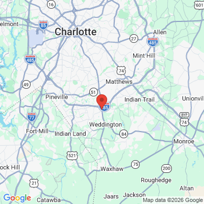 Map to  office in Charlotte, NC