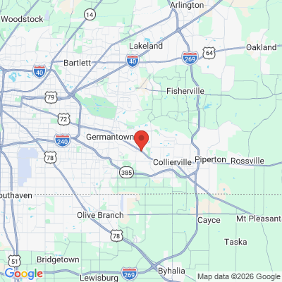 Map to  office in Germantown, TN