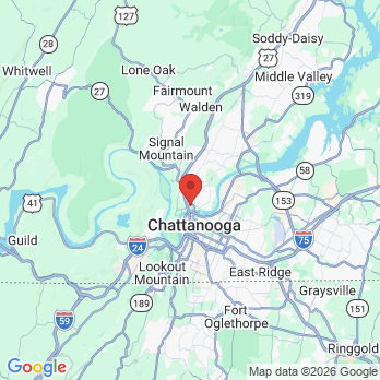 Map to alani smile designers office in Chattanooga, TN