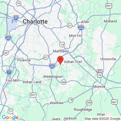 Map to  office in Matthews, NC