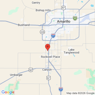 Map to  office in Amarillo, TX