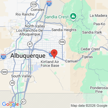 Map to Route 66 Children's Dentistry office in Albuquerque, NM