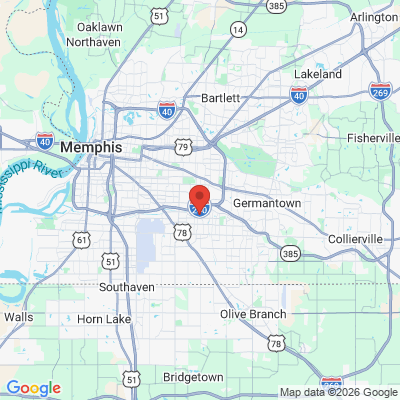 Map to  office in Germantown, TN