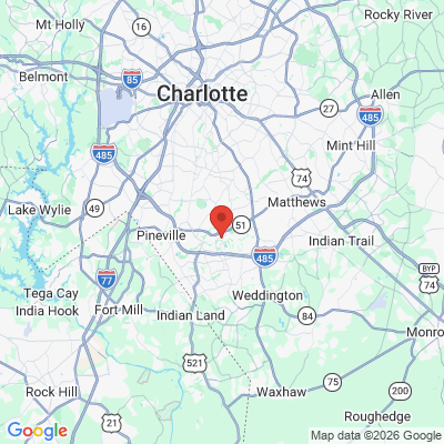 Map to  office in Charlotte, NC