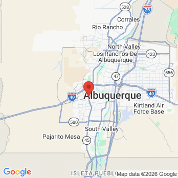 Map to Children's Dentistry office in Albuquerque, NM