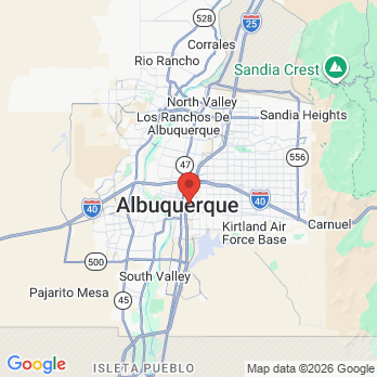 Map to New Age Dentistry – Albuquerque Dentist office in Albuquerque, NM
