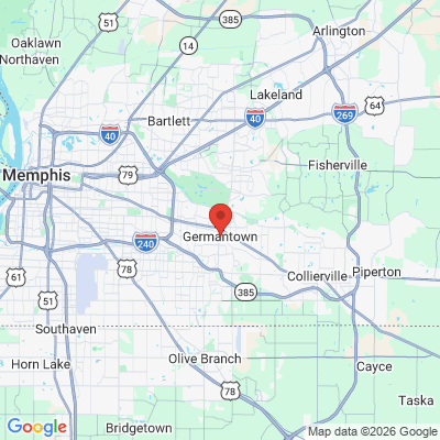 Map to  office in Germantown, TN