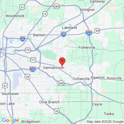 Map to  office in Germantown, TN