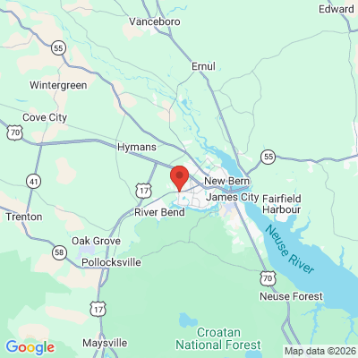 Map to  office in New Bern, NC