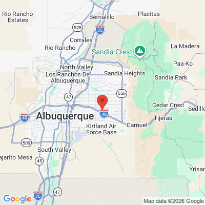 Map to  office in Albuquerque, NM