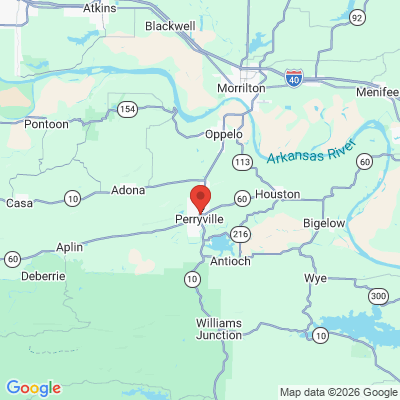 Map to  office in Perryville, AR