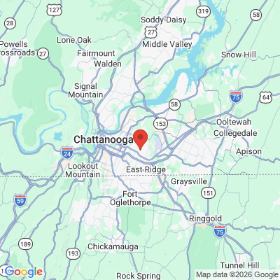 Map to  office in Chattanooga, TN