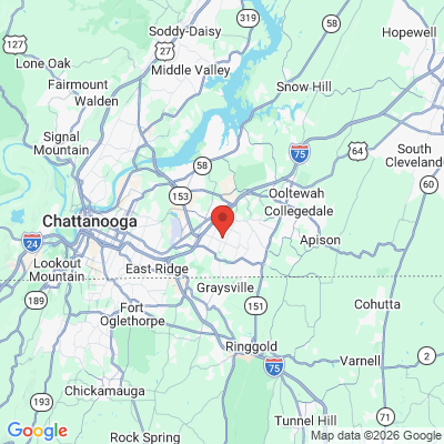 Map to  office in Chattanooga, TN