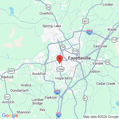 Map to  office in Fayetteville, NC
