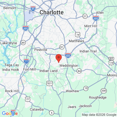 Map to  office in Charlotte, NC