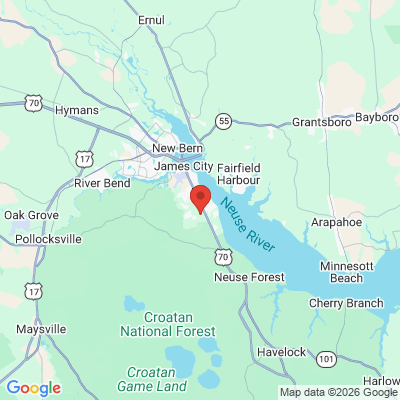 Map to  office in New Bern, NC