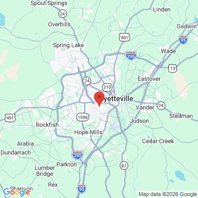 Map to  office in Fayetteville, NC