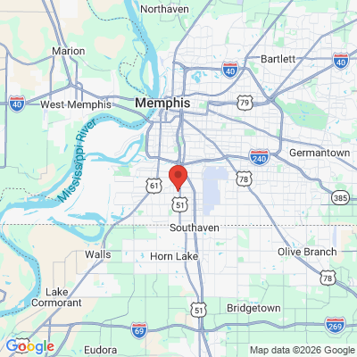 Map to  office in Memphis, TN