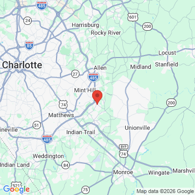 Map to  office in Matthews, NC