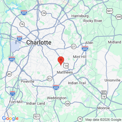 Map to  office in Charlotte, NC