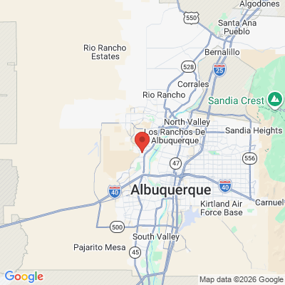 Map to  office in Albuquerque, NM