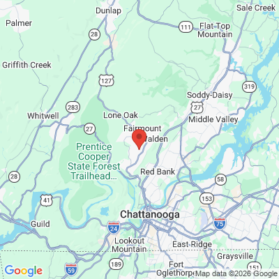 Map to  office in Signal Mountain, TN