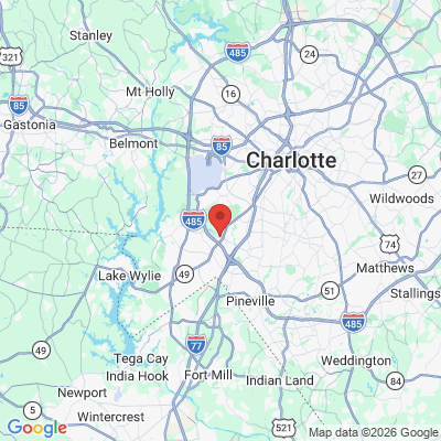 Map to  office in Charlotte, NC