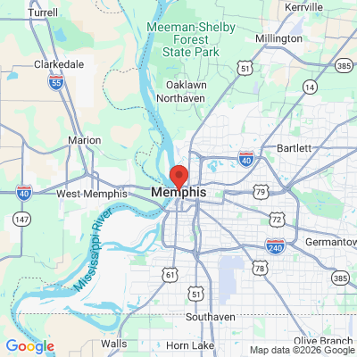 Map to  office in Memphis, TN