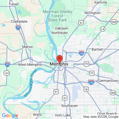 Map to  office in Memphis, TN