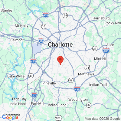 Map to  office in Dentistry Of The Carolinas